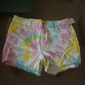 Colorful Tie-Dye Women's Shorts
